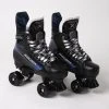 Bauer X Quad Roller Skates - Sims Street Snakes Wheels