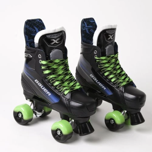 Bauer X Quad Roller Skates - Sims Street Snakes Wheels 4 Bauer X Quad Roller Skates - Sims Street Snakes Wheels - Image 2