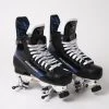 Bauer X Quad Roller Skates - Sure-Grip Avanti Plate (No Wheels/Bearings)