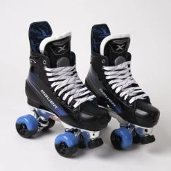 Bauer X Quad Roller Skates - Custom - Sure-Grip Avanti Plate