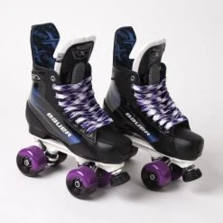 Bauer X Quad Roller Skates - Custom Rock Plate