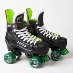 Bauer X-LS Quad Roller Skates - Airwave Wheels