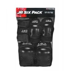 187 Killer Junior 6 Pack Pad Set Black