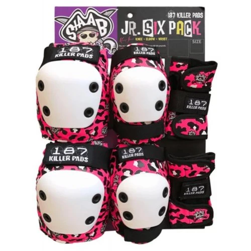 187 Killer Junior 6 Pack Pad Set Pink 3 187 Killer Junior 6 Pack Pad Set Pink