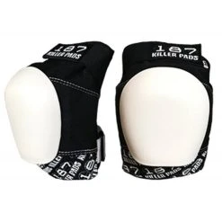 187 Killer Pro Knee Pads Black/White