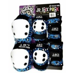 187 Killer Junior 6 Pack Pad Set Blue