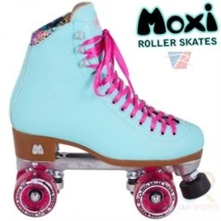 Moxi Beach Bunny Quad Roller Skates - Sky Blue