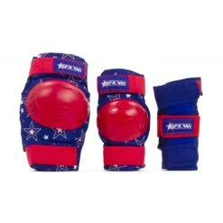 SFR Star Triple Pad Safety Set -Red/Blue