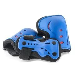 SFR Stomper Boys Adjustable Quad Roller Skates With Safety Pad Set -Movement-Pulley AC76020SFR20Essentials20Triple20Pad20Set20Blue20Main 500x500 0