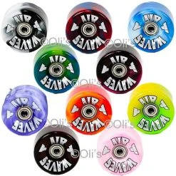 CUSTOM - Ventro Pro Quad Roller Skates -Movement-Pulley Airwaves group shot with new purple wheel 500x500 0 1 14