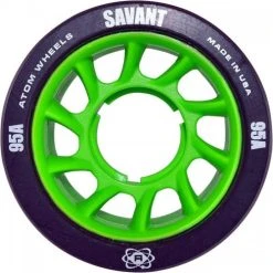 Atom Savant Wheels Black 95A 59x38mm (4 Pack)