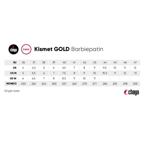 Chaya Kismet Barbie Patin Gold 6 Chaya Kismet Barbie Patin Gold - Image 4