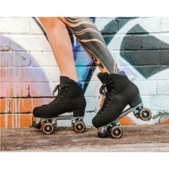 Chuffed Wanderer Skates - Black (Vegan) -Movement-Pulley Chuffed Wanderer Vegan Lifestyle 1 58869.1663099874