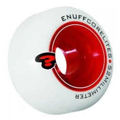Enuff Corelites Skateboard Wheels White/Red
