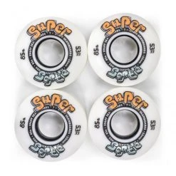 Enuff Super Softie Skateboard Wheels White 53mm