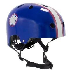 SFR Adjustable Kids Safety Helmet Blue/Sliver