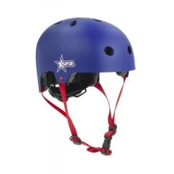 SFR Adjustable Kids Safety Helmet Blue/Red
