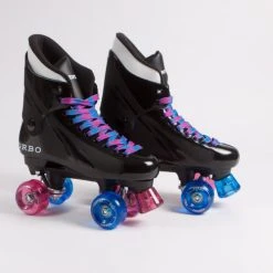 Ventro Pro Turbo Quad Roller Skates - Mixed Colour Ventro Wheels