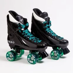 Ventro Pro Turbo Quad Roller Skates - Green -Movement-Pulley IMG 0071 500x500 0