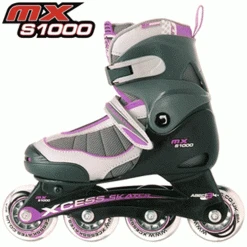 MX S1000 Adjustable In-Line Skates Lilac