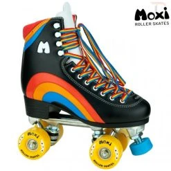 Moxi Rainbow Rider Quad Skates - Black