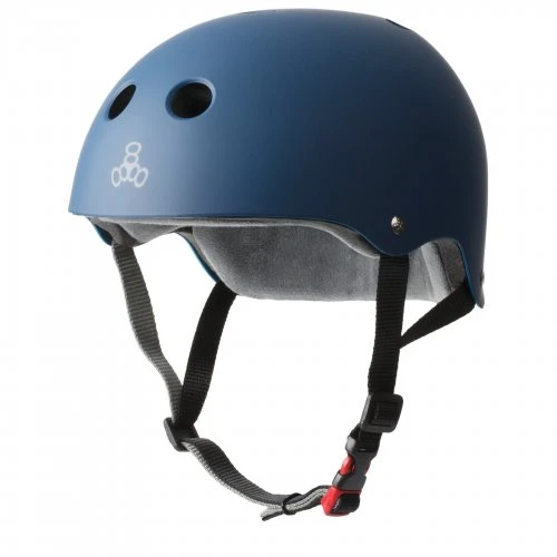 Triple 8Sweatsaver Certified Rubber Helmet - Navy Rubber 3 Triple 8Sweatsaver Certified Rubber Helmet - Navy Rubber