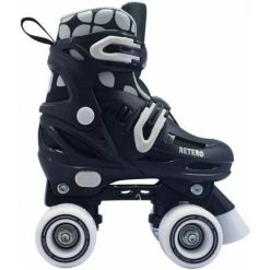 California Pro Retero Adjustable Quad Roller Skates - Black