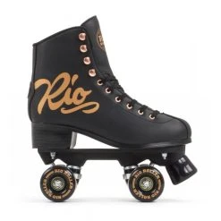 Rio Roller Quad Roller Skates - Rose Black With Bag Package -Movement-Pulley RIO36020Rio20Roller20Rose20Black20Side 500x500 0