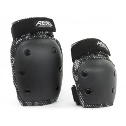 REKD Youth Heavy Duty Double Pad Set Black/Grey