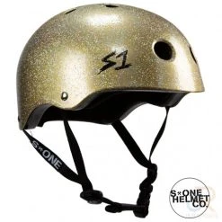 S1 Lifer Multi Impact Helmet - Double Gold Glitter