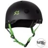 S1 Lifer Multi Impact Helmet - Black Matt Green Strap -Movement-Pulley S1 LIFER Helmet Matt Black inc Lime Strap Angled SHLIMBKG 1280x1280 500x500 0