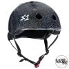 S1 Mini Lifer Multi Impact Kids Helmet - Black Gloss Glitter -Movement-Pulley S1 Mini LIFER Helmet Black Gloss Glitter Angled SHMLIBGG 1280x1280 500x500 0