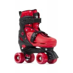 SFR Nebula Children's Adjustable Quad Roller Skates - Red