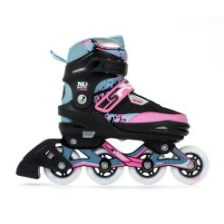 SFR Pixel Adjustable Inline Skates - Blue/Pink With Skate Bag -Movement-Pulley SFR58020SFR20Pixel20Adjustable20Inline20Skates20BluePink20Side 500x500 0