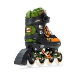 SFR Pixel Adjustable Inline Skates - Green/Orange -Movement-Pulley SFR58020SFR20Pixel20Adjustable20Inline20Skates20GreenOrange20Rear 500x500 0