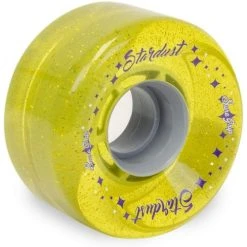 Sure-Grip Stardust Glitter Outdoor Wheels 62mm 78A Yellow