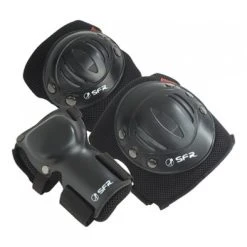 SFR Triple Pad Sets - Kids & Adults - Black