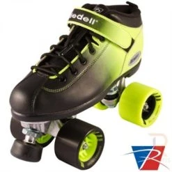 Riedell Dart Ombre Skates Black/Green
