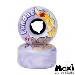 Moxi Fundae Roller Skate Wheels - Lavender 57mm 92a (Pack Of 4) -Movement-Pulley lavender203 500x500 0
