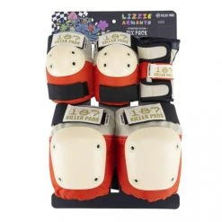 187 Killer Junior 6 Pack Pad Set Lizzie Orange