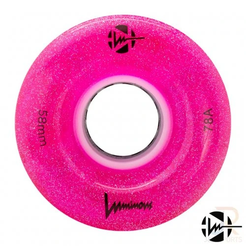 Luminous LED Light Up Quad Skate Wheels 58mm (Pack Of 4) 4 Luminous LED Light Up Quad Skate Wheels 58mm (Pack Of 4) - Image 2