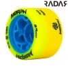 Radar Morph Dual Durometer 59mm 91A/95A Quad Skate Wheels Yellow (Pack Of 4) -Movement-Pulley morph20yellow 500x500 0