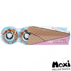 Moxi Fundae Roller Skate Wheels - Birthday Cake 57mm 92a (Pack Of 4) -Movement-Pulley moxi20fundae20birthday20cake20pack 500x500 0