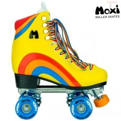 Moxi Rainbow Rider Quad Skates - Sunset Yellow -Movement-Pulley moxi20rainbow20yellow202 500x500 0
