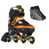 SFR Pixel Adjustable Inline Skates - Green/Orange - With Skate Bag -Movement-Pulley pixel20package20black 500x500 0