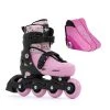 SFR Plasma Adjustable Inline Roller Skates With Bag Package- Pink/Black -Movement-Pulley plasma20pink20amazon 500x500 0