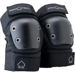 Pro-Tec Street Pad Set Knee/Elbow Combo Open Back Pad Set Black