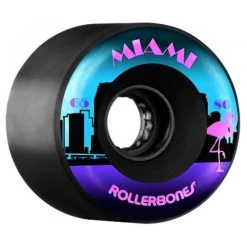 Rollerbones Quad Wheels Miami Outdoor 80A 8 Pack