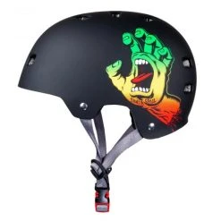Bullet X Santa Cruz Helmet - Screaming Hand Rasta