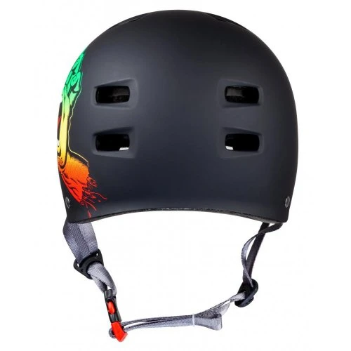 Bullet X Santa Cruz Helmet - Screaming Hand Rasta 4 Bullet X Santa Cruz Helmet - Screaming Hand Rasta - Image 2